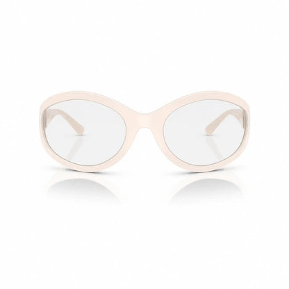 Vogue VO5606S replacement lenses in crystal clear, front view of the frame fitted with the new lenses · ReFramed