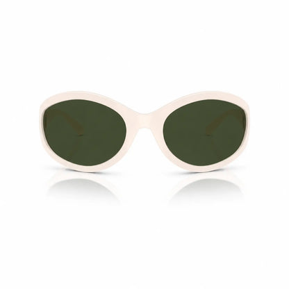 Vogue VO5606S replacement lenses in G15 green, front view of the frame fitted with the new lenses · ReFramed