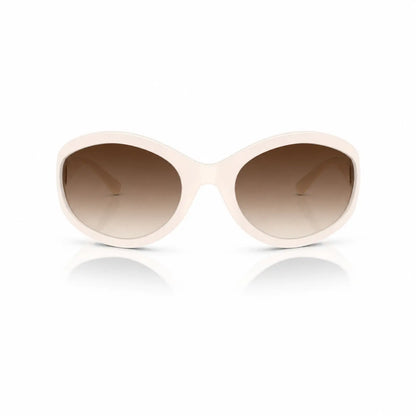 Vogue VO5606S replacement lenses in gradient brown, front view of the frame fitted with the new lenses · ReFramed