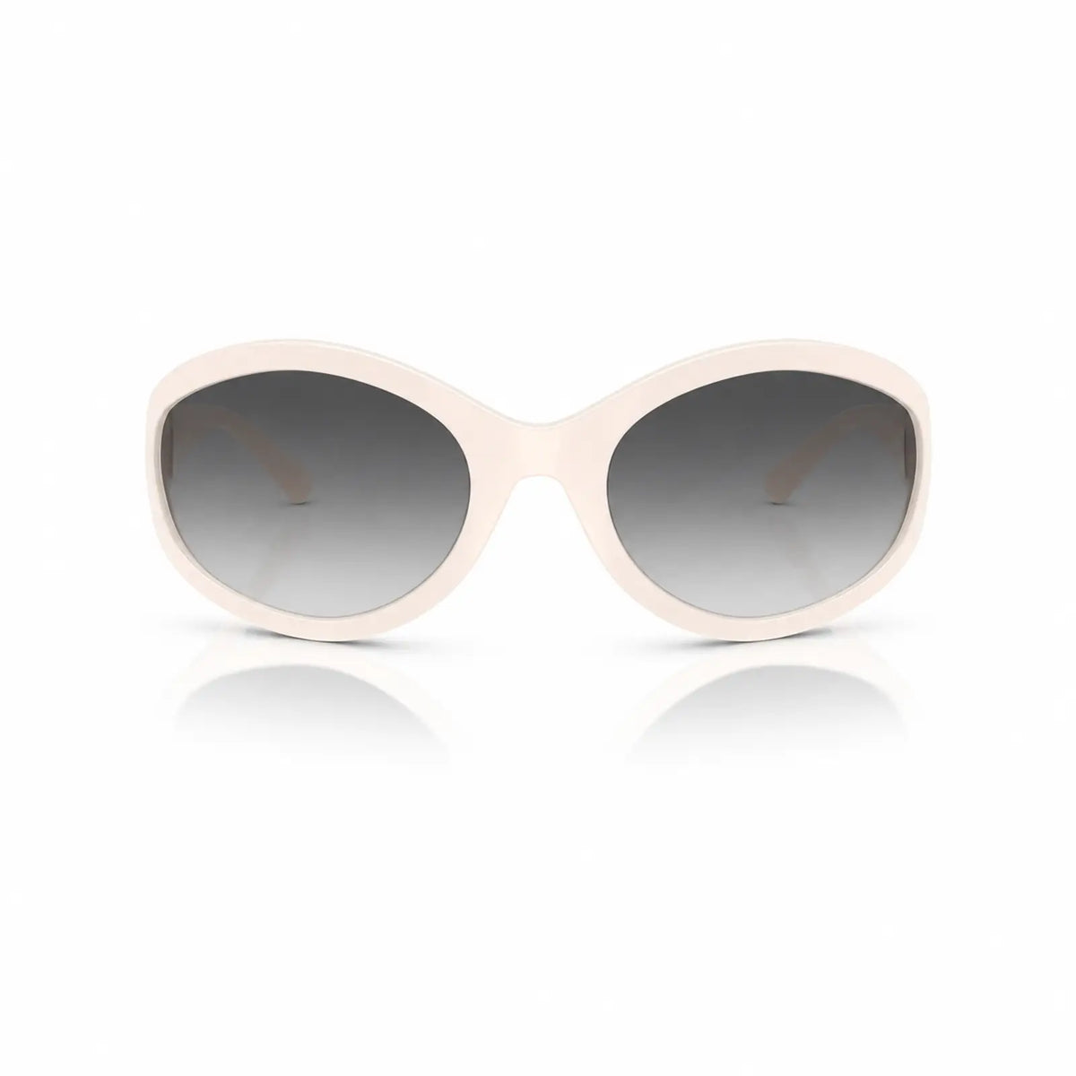 Vogue VO5606S replacement lenses in gradient gray, front view of the frame fitted with the new lenses · ReFramed