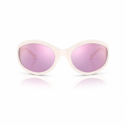 Vogue VO5606S replacement lenses in mirrored pink, front view of the frame fitted with the new lenses · ReFramed