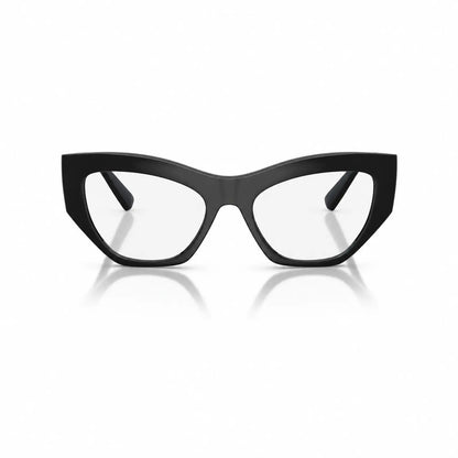 Vogue VO5607S replacement lenses in crystal clear, front view of the frame fitted with the new lenses · ReFramed