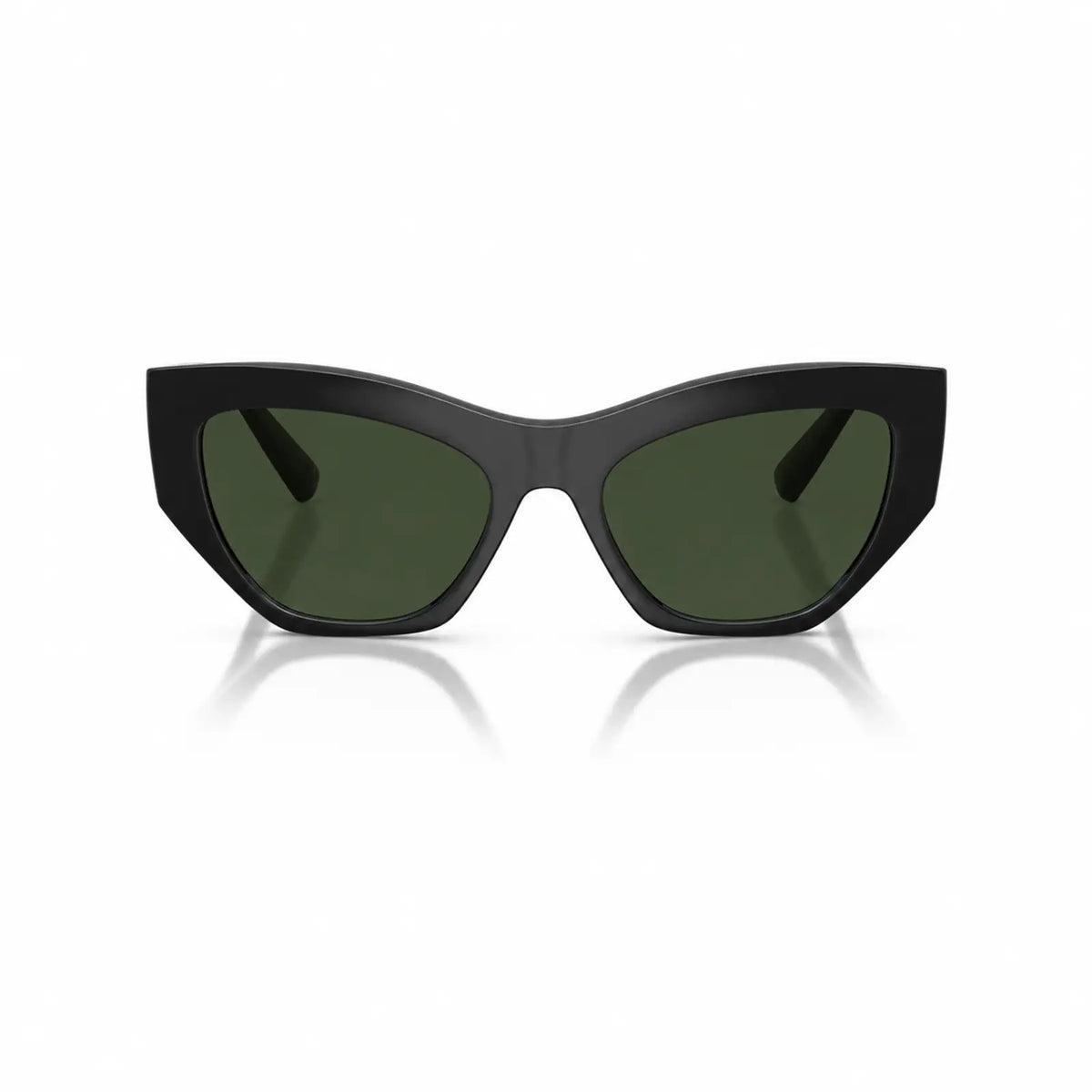 Vogue VO5607S replacement lenses in G15 green, front view of the frame fitted with the new lenses · ReFramed