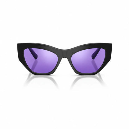Vogue VO5607S replacement lenses in mirrored purple, front view of the frame fitted with the new lenses · ReFramed