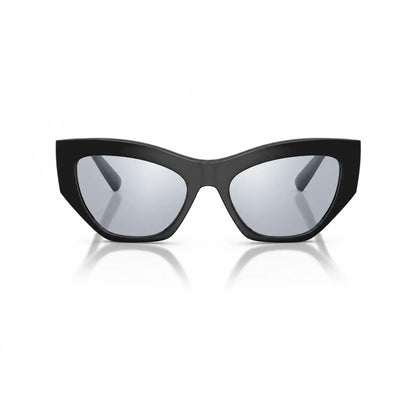 Vogue VO5607S replacement lenses in mirrored silver, front view of the frame fitted with the new lenses · ReFramed