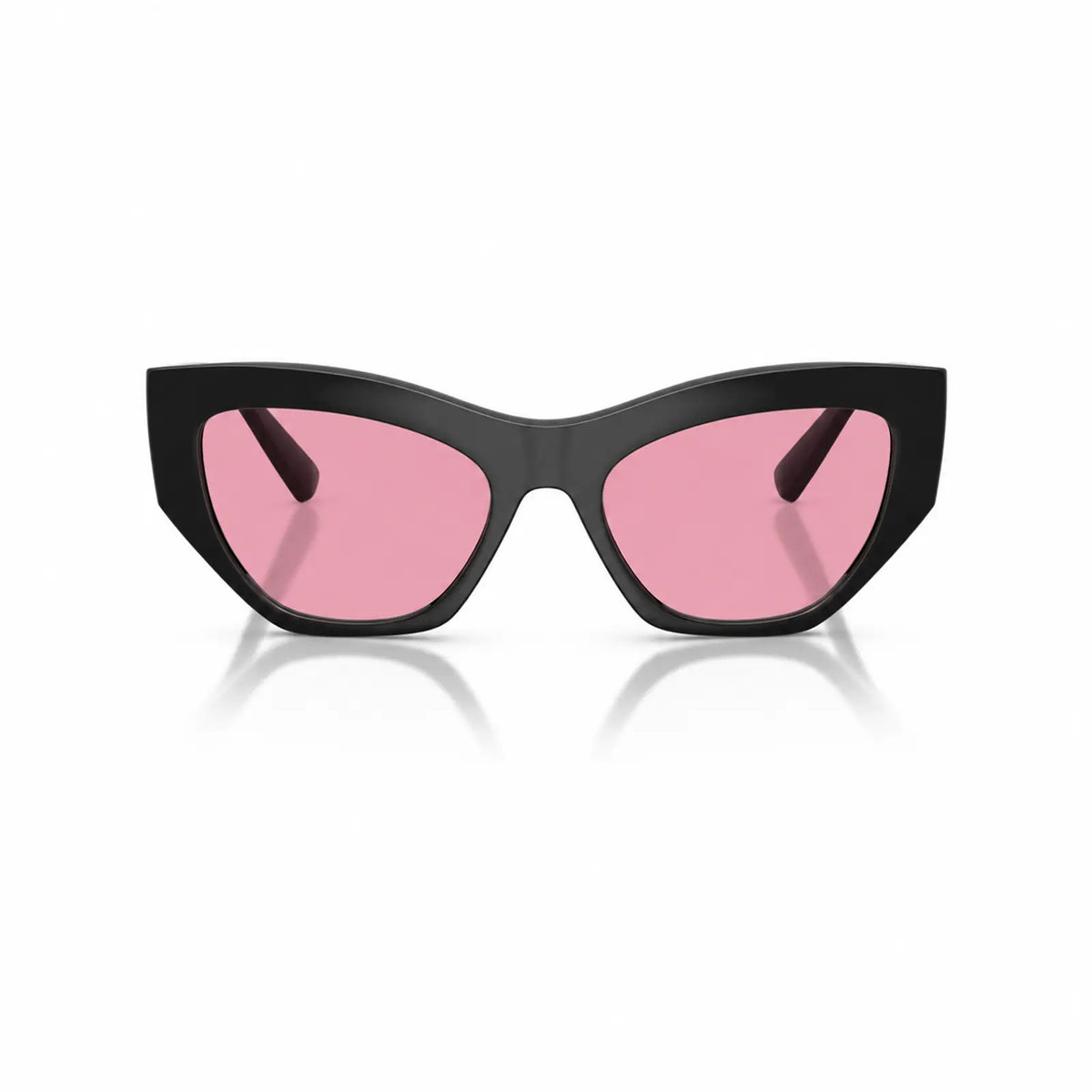 Vogue VO5607S replacement lenses in pink, front view of the frame fitted with the new lenses · ReFramed