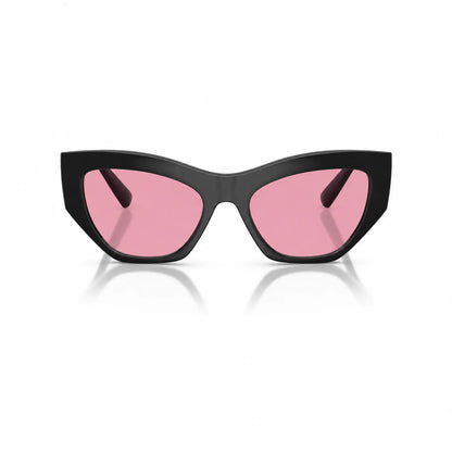 Vogue VO5607S replacement lenses in pink, front view of the frame fitted with the new lenses · ReFramed
