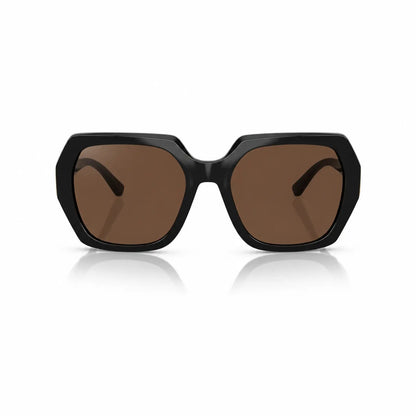 Vogue VO5612SB replacement lenses in brown, front view of the frame fitted with the new lenses · ReFramed