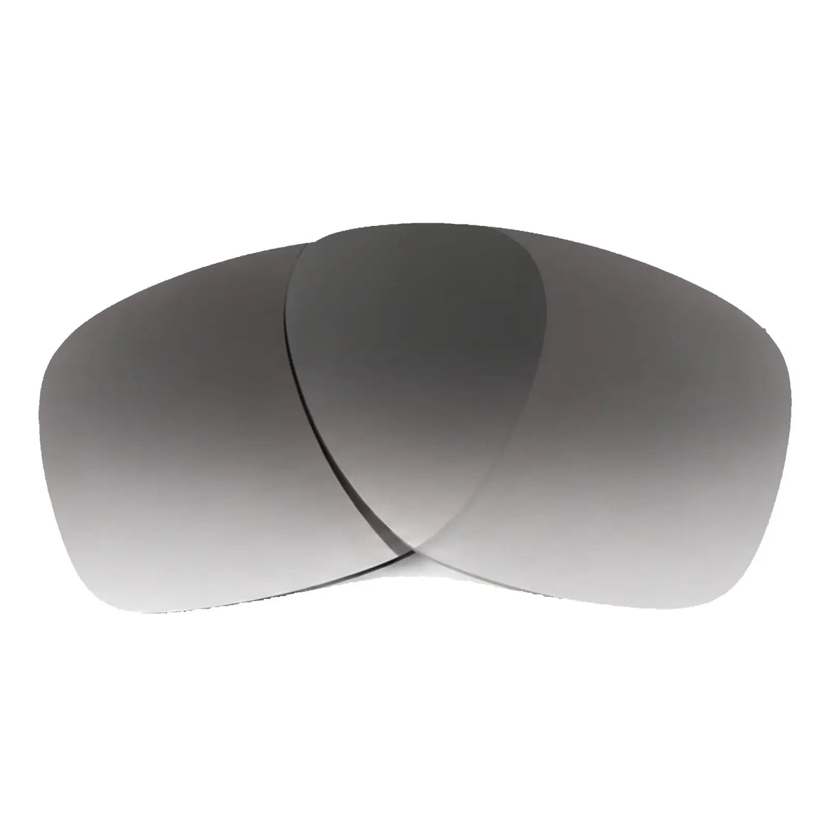Pair of gradient gray replacement lenses for Vogue VO5612SB sunglasses, shown alone before fitting · ReFramed