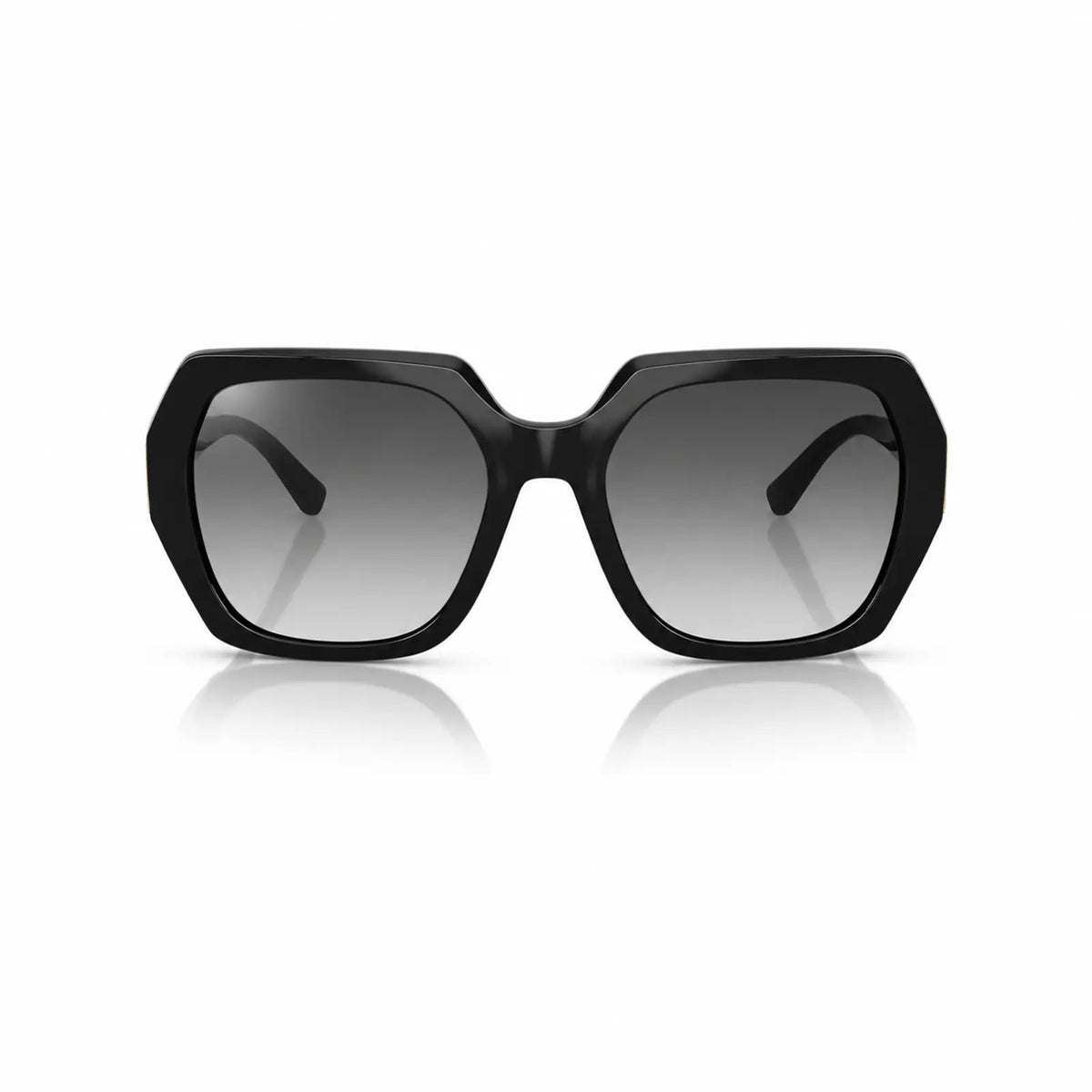 Vogue VO5612SB replacement lenses in gradient gray, front view of the frame fitted with the new lenses · ReFramed