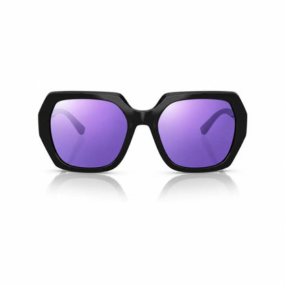 Vogue VO5612SB replacement lenses in mirrored purple, front view of the frame fitted with the new lenses · ReFramed