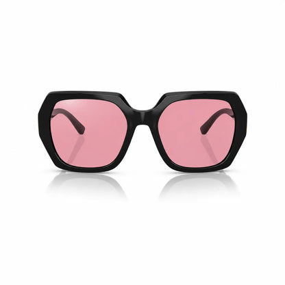 Vogue VO5612SB replacement lenses in pink, front view of the frame fitted with the new lenses · ReFramed