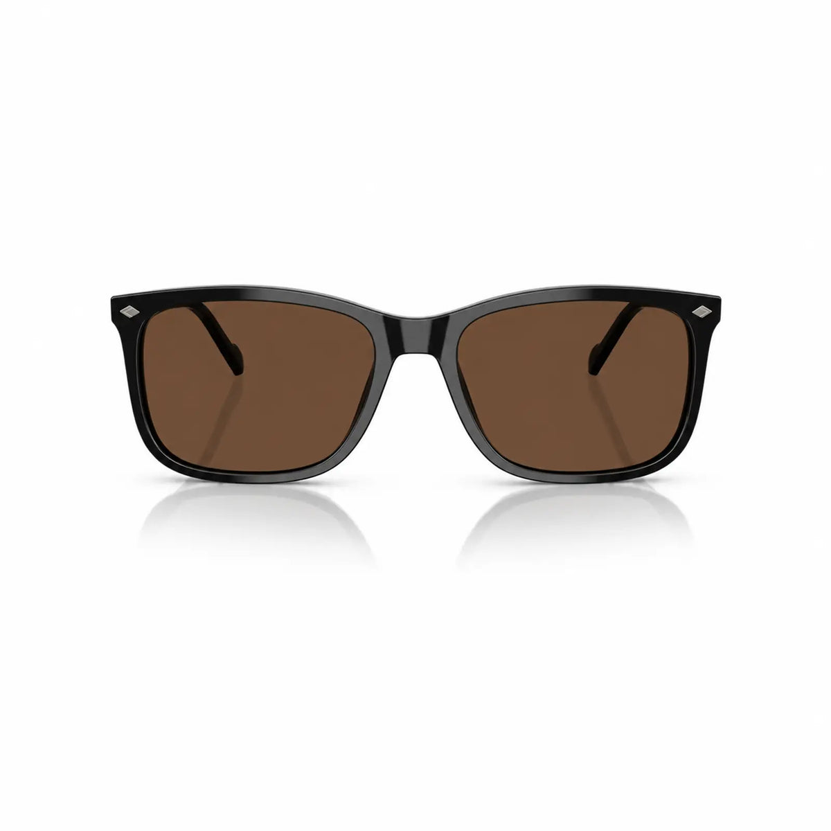 Vogue VO5618S replacement lenses in brown, front view of the frame fitted with the new lenses · ReFramed