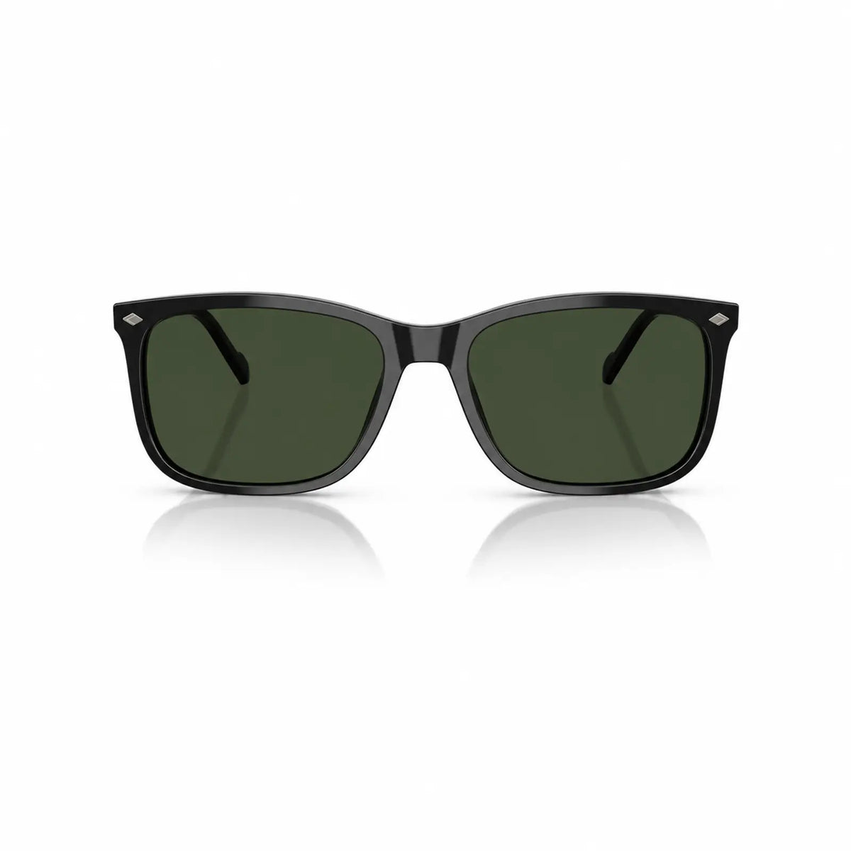 Vogue VO5618S replacement lenses in G15 green, front view of the frame fitted with the new lenses · ReFramed