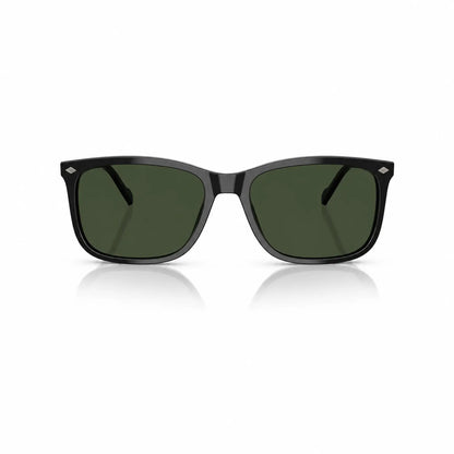 Vogue VO5618S replacement lenses in G15 green, front view of the frame fitted with the new lenses · ReFramed