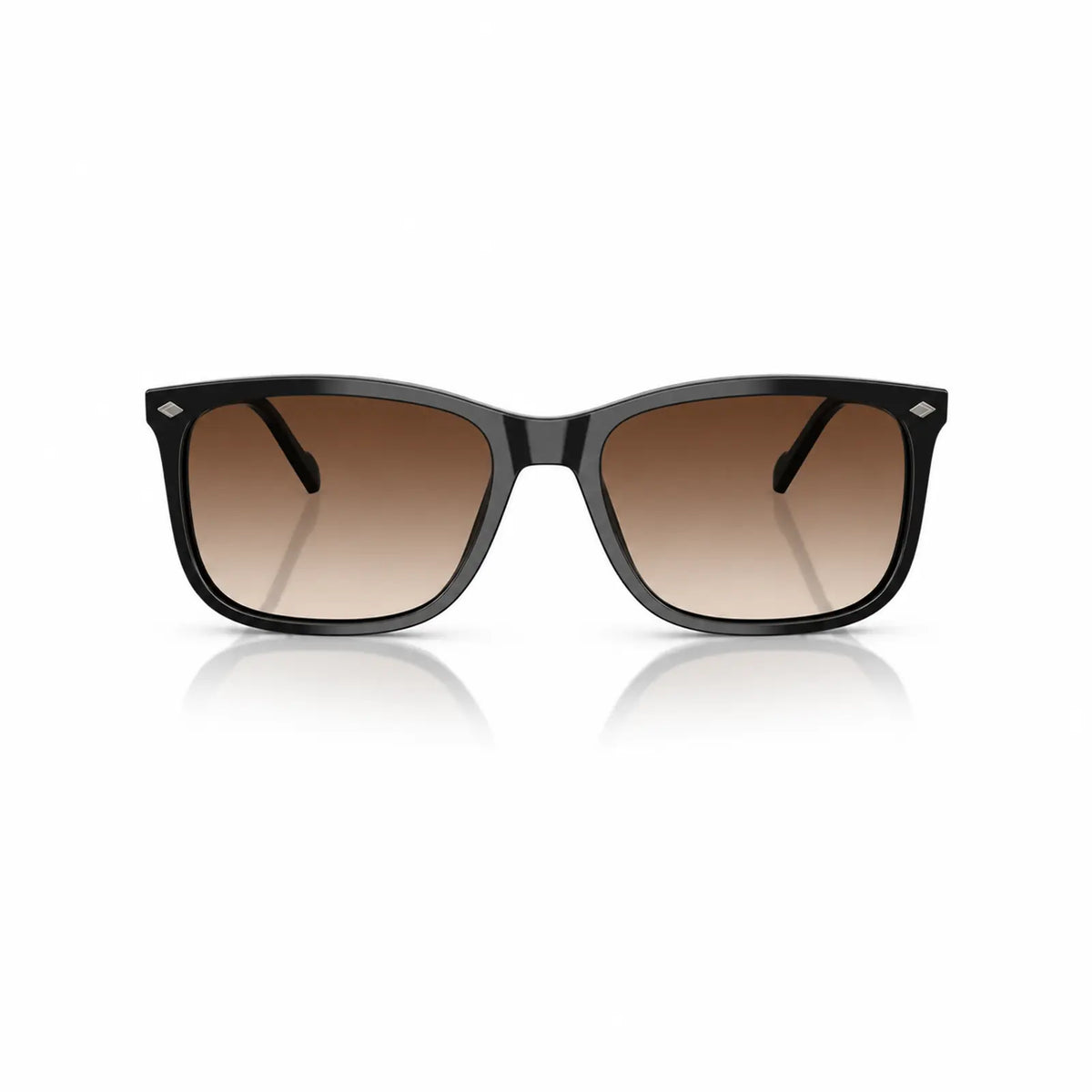 Vogue VO5618S replacement lenses in gradient brown, front view of the frame fitted with the new lenses · ReFramed
