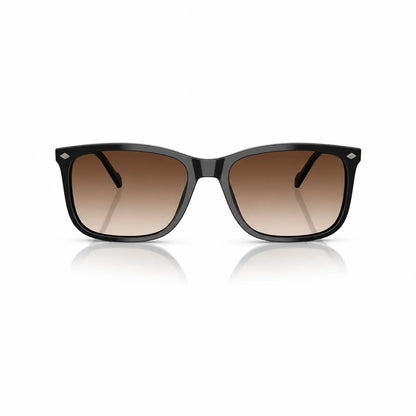 Vogue VO5618S replacement lenses in gradient brown, front view of the frame fitted with the new lenses · ReFramed