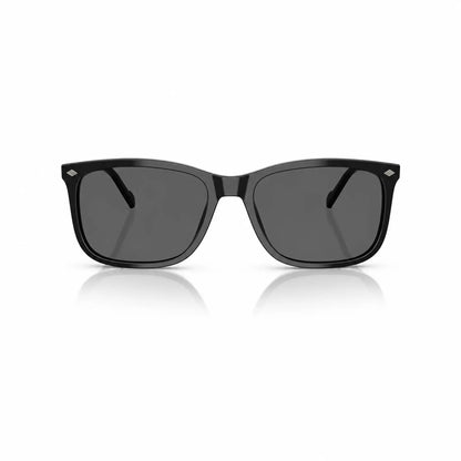Vogue VO5618S replacement lenses in gray, front view of the frame fitted with the new lenses · ReFramed