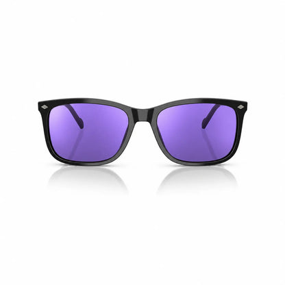 Vogue VO5618S replacement lenses in mirrored purple, front view of the frame fitted with the new lenses · ReFramed