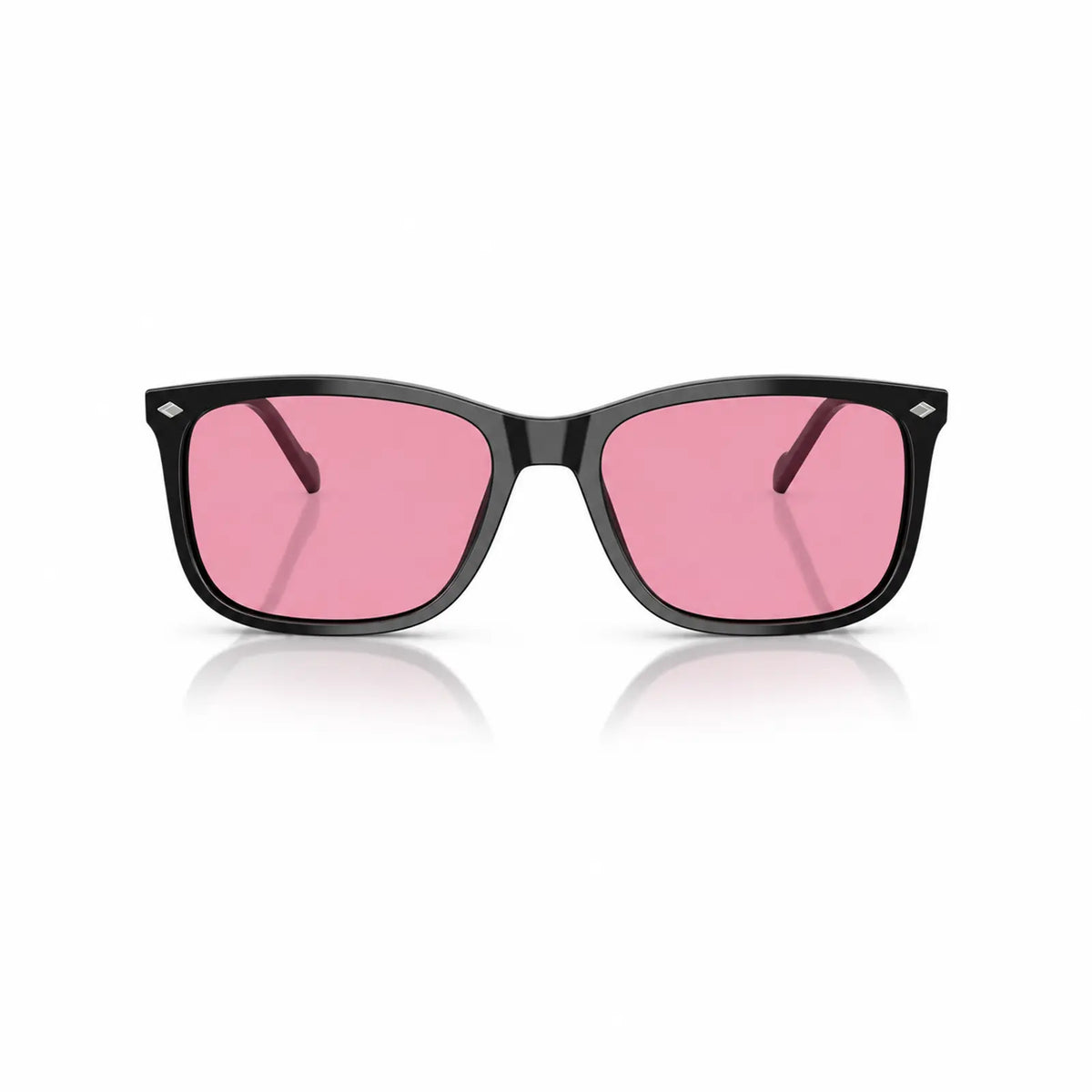 Vogue VO5618S replacement lenses in pink, front view of the frame fitted with the new lenses · ReFramed