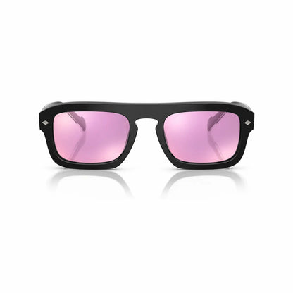 Vogue VO5620S replacement lenses in mirrored pink, front view of the frame fitted with the new lenses · ReFramed