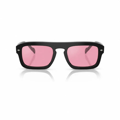 Vogue VO5620S replacement lenses in pink, front view of the frame fitted with the new lenses · ReFramed