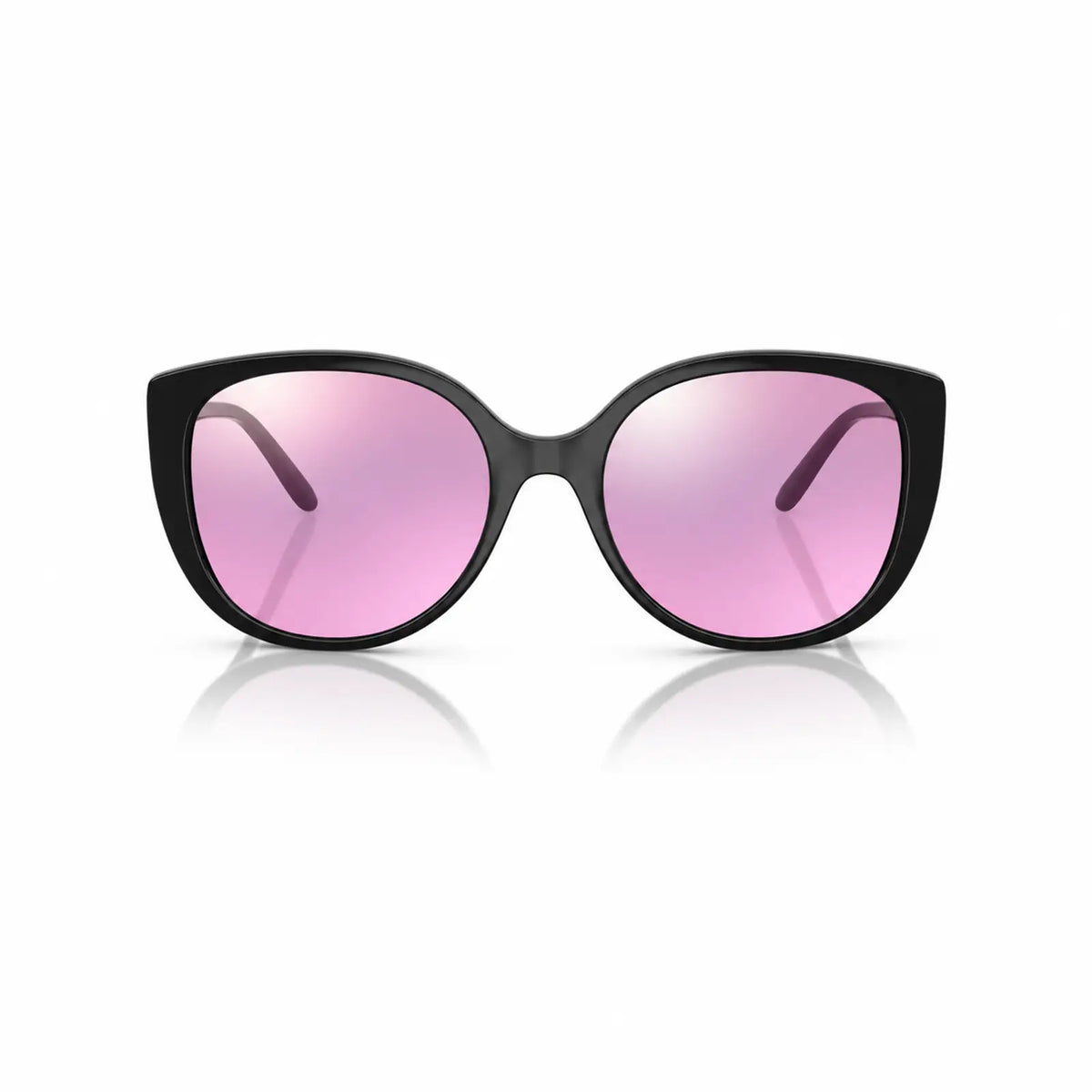 Vogue VO5623S replacement lenses in mirrored pink, front view of the frame fitted with the new lenses · ReFramed
