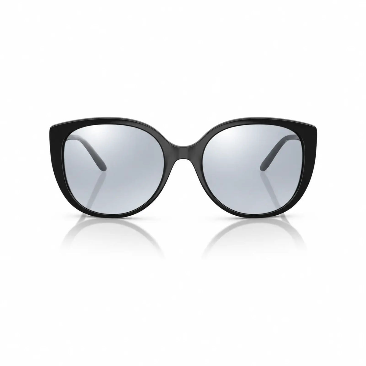 Vogue VO5623S replacement lenses in mirrored silver, front view of the frame fitted with the new lenses · ReFramed