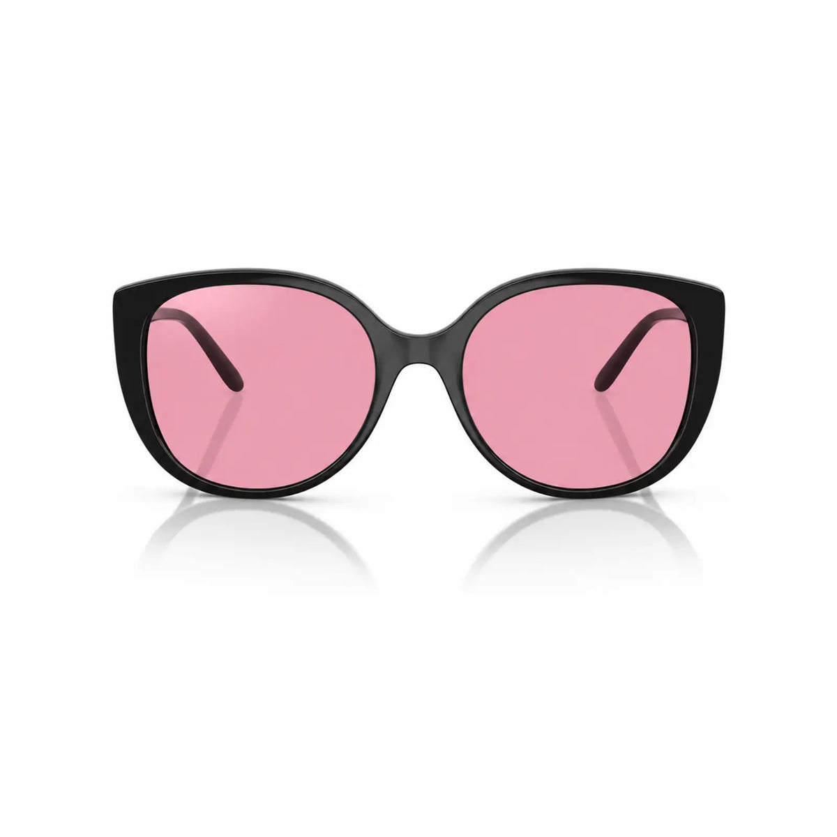 Vogue VO5623S replacement lenses in pink, front view of the frame fitted with the new lenses · ReFramed