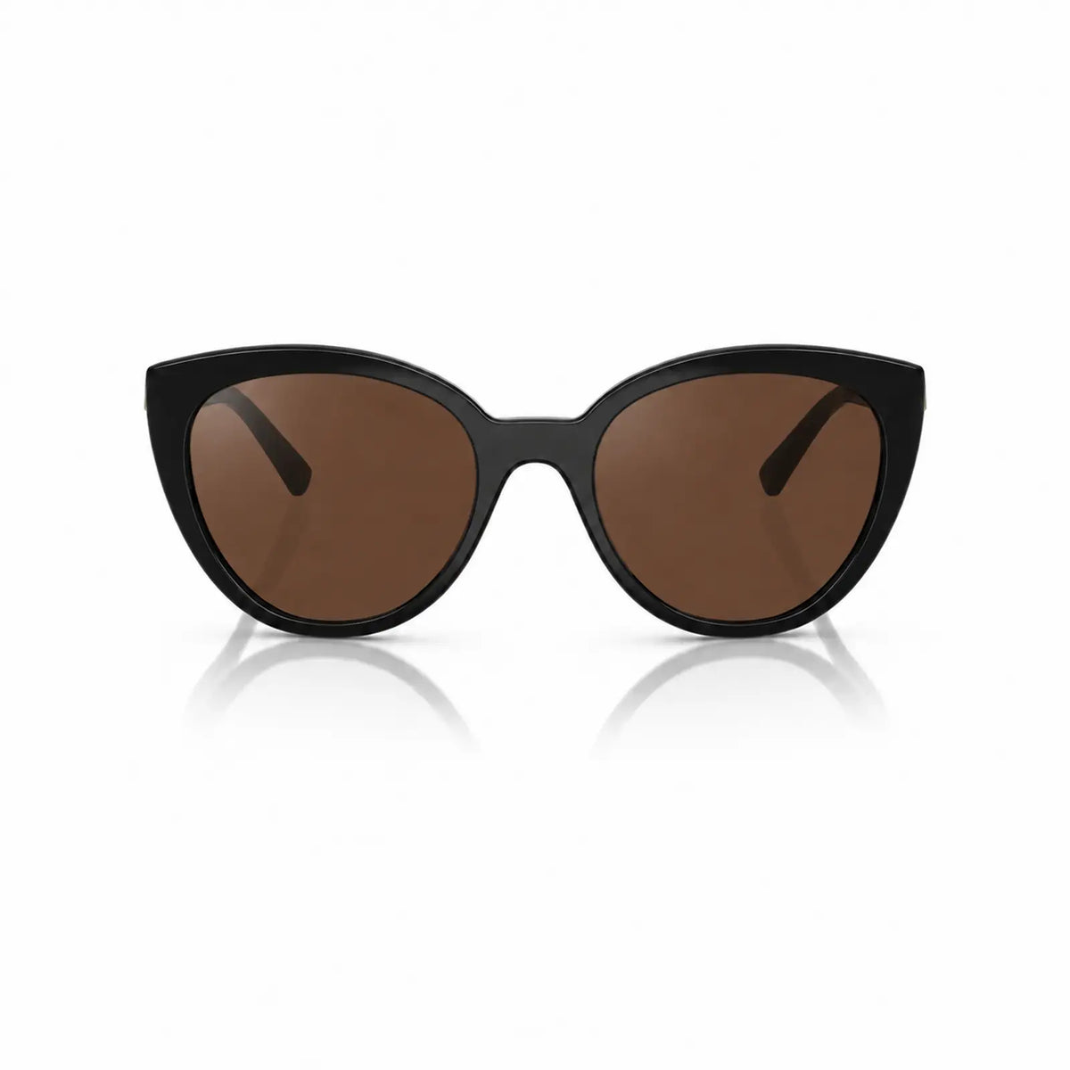 Vogue VO5634SB replacement lenses in brown, front view of the frame fitted with the new lenses · ReFramed