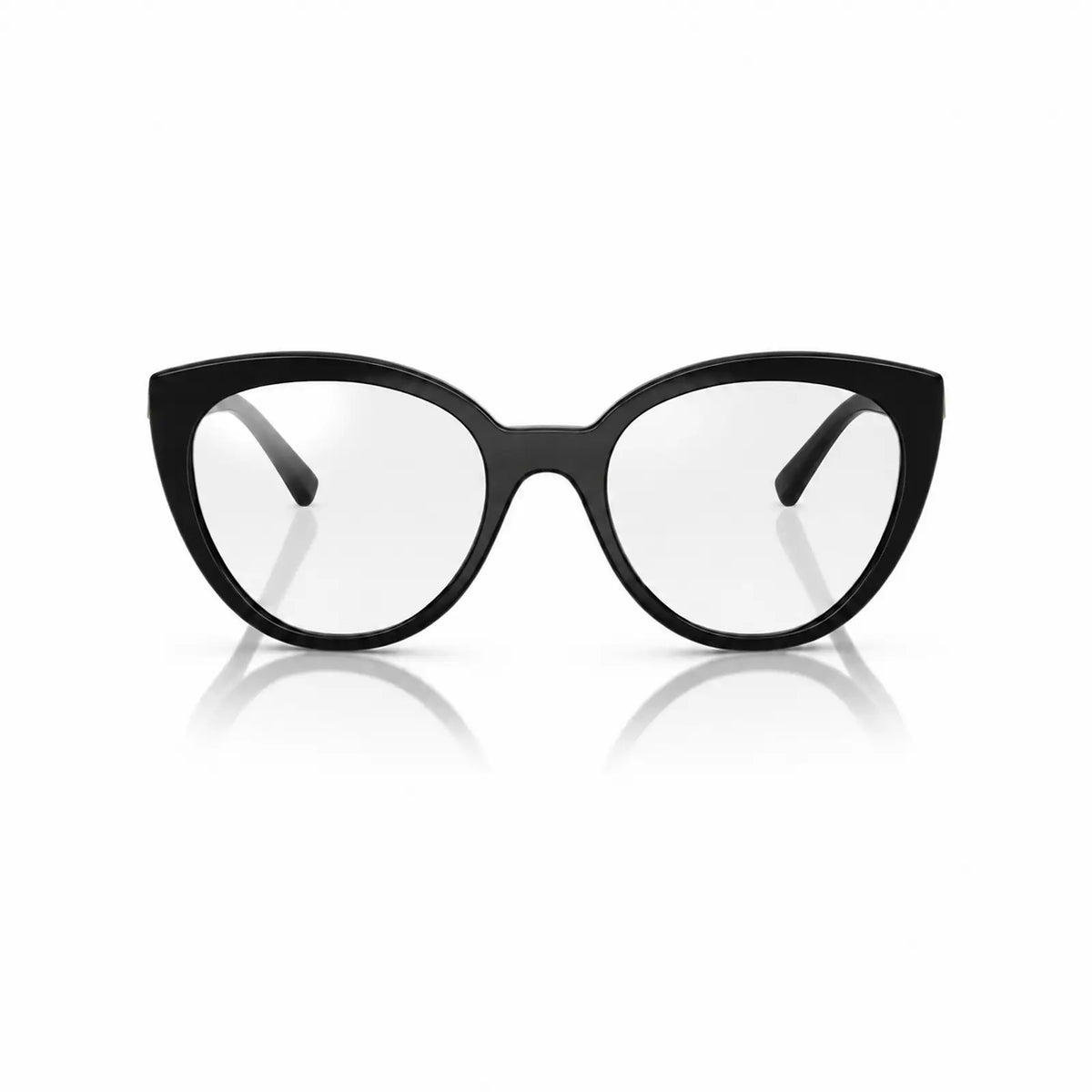 Vogue VO5634SB replacement lenses in crystal clear, front view of the frame fitted with the new lenses · ReFramed