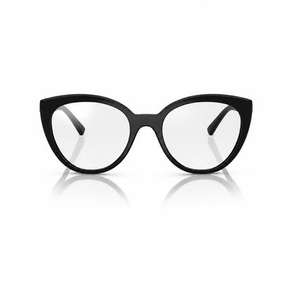 Vogue VO5634SB replacement lenses in crystal clear, front view of the frame fitted with the new lenses · ReFramed