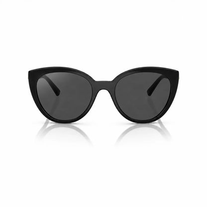 Vogue VO5634SB replacement lenses in gray, front view of the frame fitted with the new lenses · ReFramed