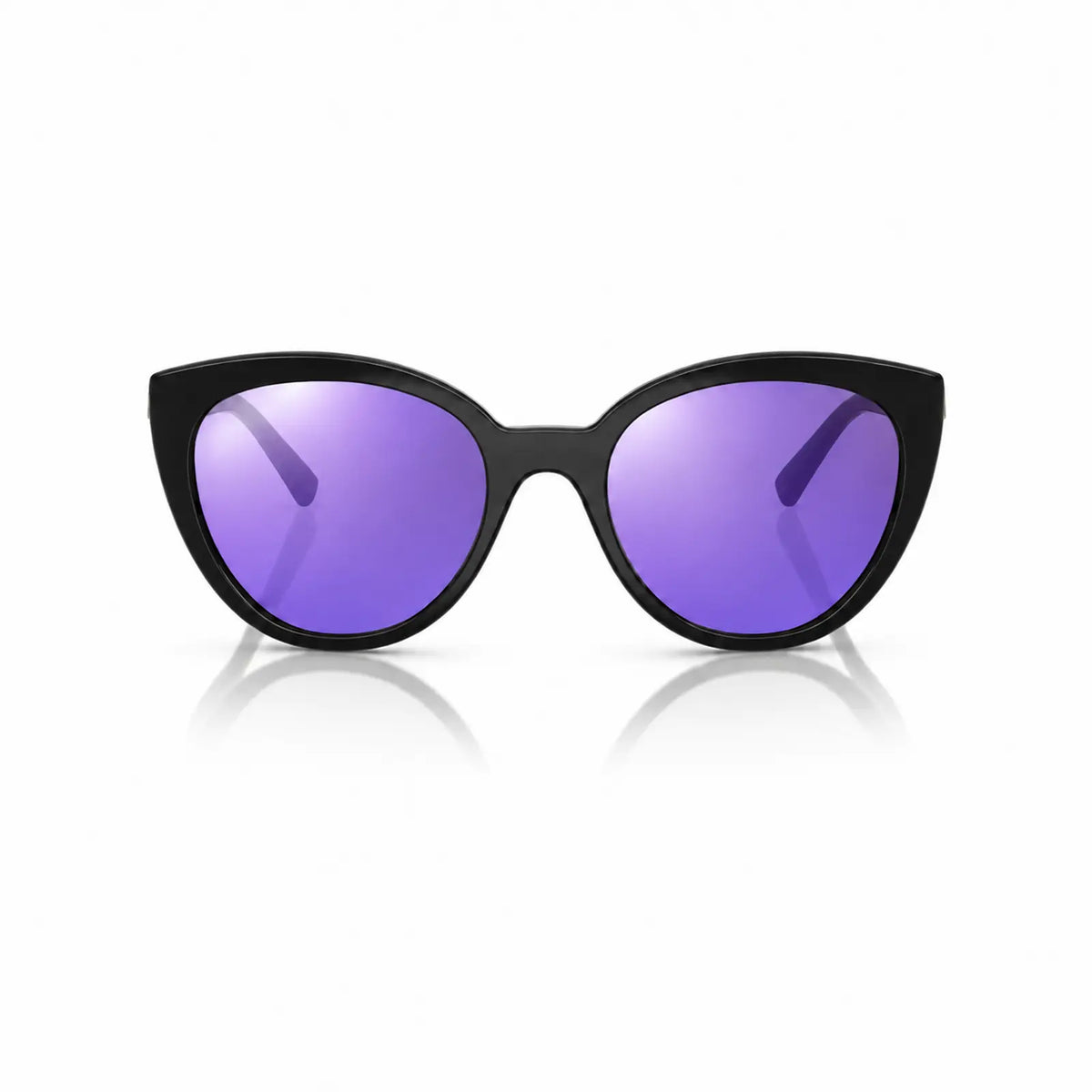 Vogue VO5634SB replacement lenses in mirrored purple, front view of the frame fitted with the new lenses · ReFramed