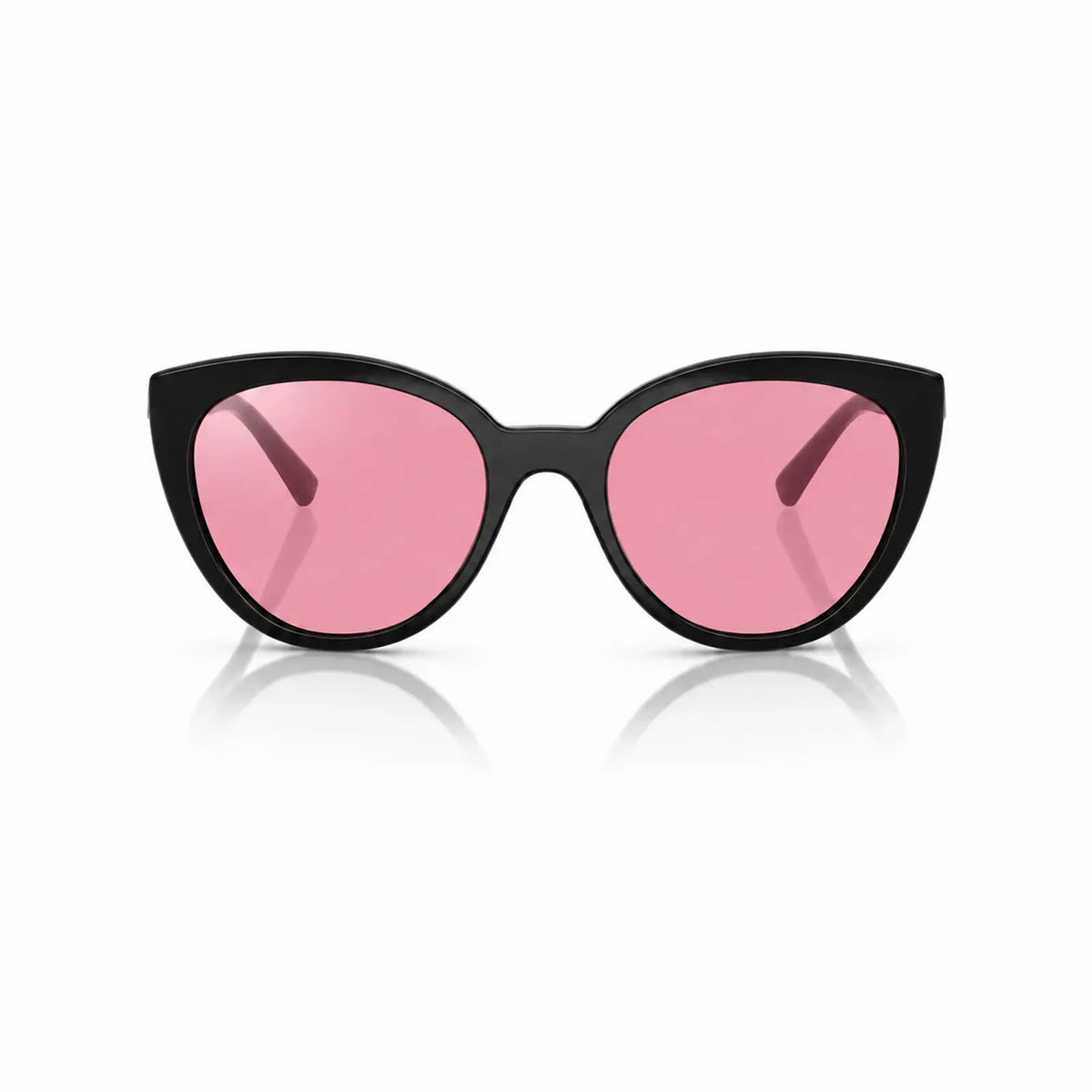 Vogue VO5634SB replacement lenses in pink, front view of the frame fitted with the new lenses · ReFramed