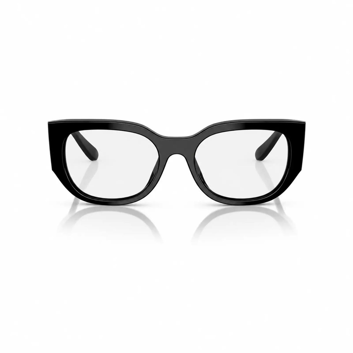 Vogue VO5641SU replacement lenses in crystal clear, front view of the frame fitted with the new lenses · ReFramed
