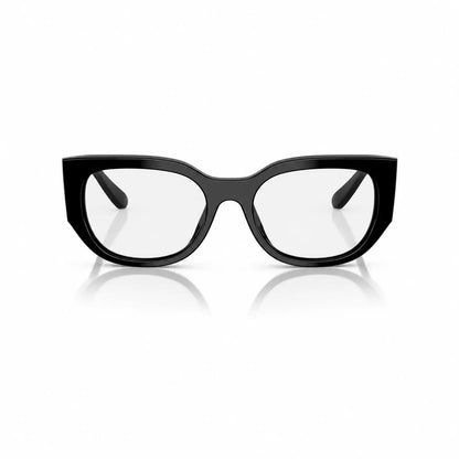 Vogue VO5641SU replacement lenses in crystal clear, front view of the frame fitted with the new lenses · ReFramed