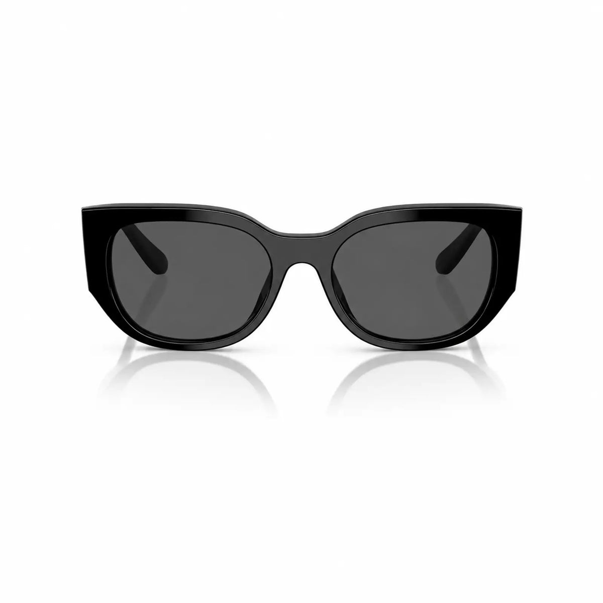Vogue VO5641SU replacement lenses in gray, front view of the frame fitted with the new lenses · ReFramed