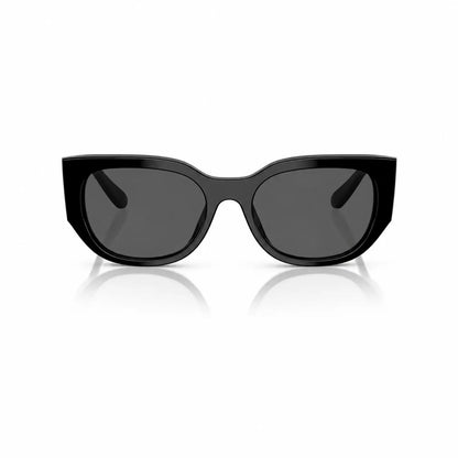 Vogue VO5641SU replacement lenses in gray, front view of the frame fitted with the new lenses · ReFramed