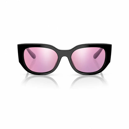 Vogue VO5641SU replacement lenses in mirrored pink, front view of the frame fitted with the new lenses · ReFramed