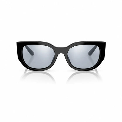 Vogue VO5641SU replacement lenses in mirrored silver, front view of the frame fitted with the new lenses · ReFramed