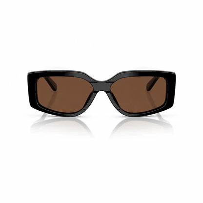 Vogue VO5642SU replacement lenses in brown, front view of the frame fitted with the new lenses · ReFramed