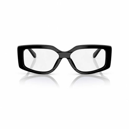 Vogue VO5642SU replacement lenses in crystal clear, front view of the frame fitted with the new lenses · ReFramed