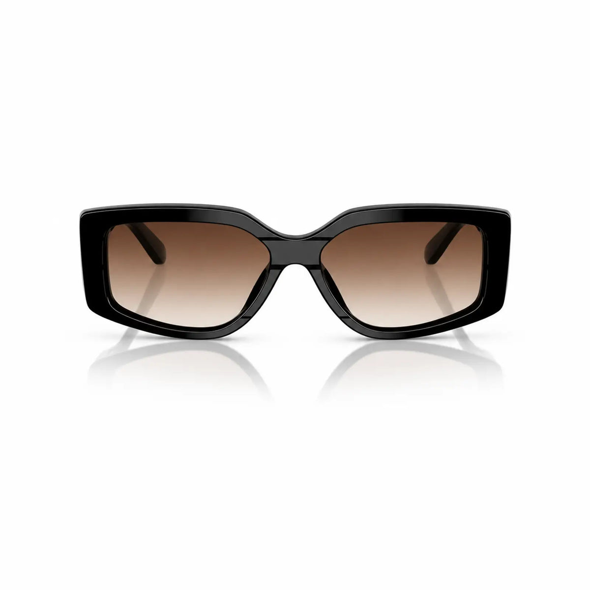 Vogue VO5642SU replacement lenses in gradient brown, front view of the frame fitted with the new lenses · ReFramed
