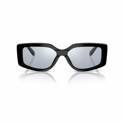 Vogue VO5642SU replacement lenses in mirrored silver, front view of the frame fitted with the new lenses · ReFramed