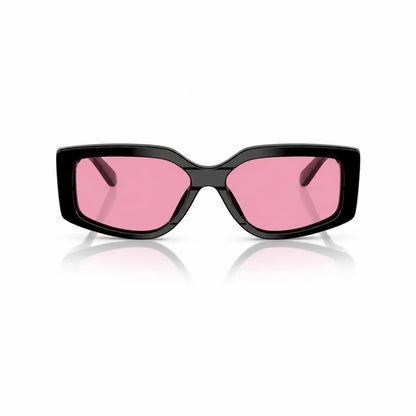 Vogue VO5642SU replacement lenses in pink, front view of the frame fitted with the new lenses · ReFramed