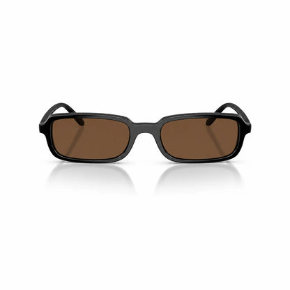 Vogue VO5666S replacement lenses in brown, front view of the frame fitted with the new lenses · ReFramed