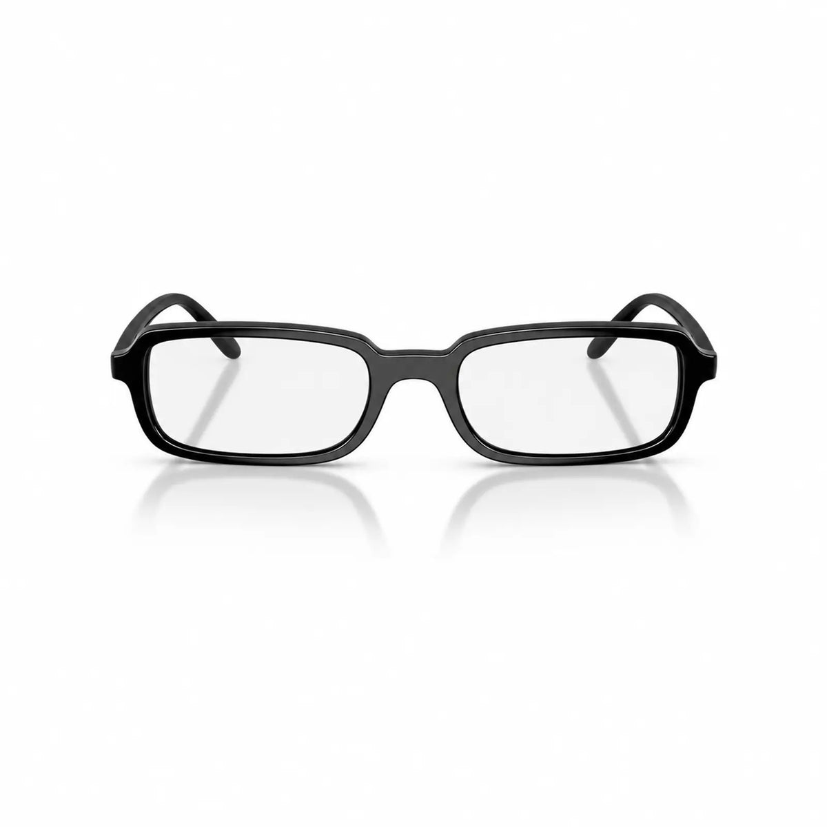 Vogue VO5666S replacement lenses in crystal clear, front view of the frame fitted with the new lenses · ReFramed