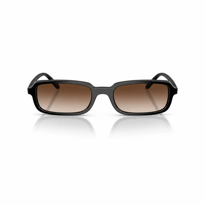 Vogue VO5666S replacement lenses in gradient brown, front view of the frame fitted with the new lenses · ReFramed