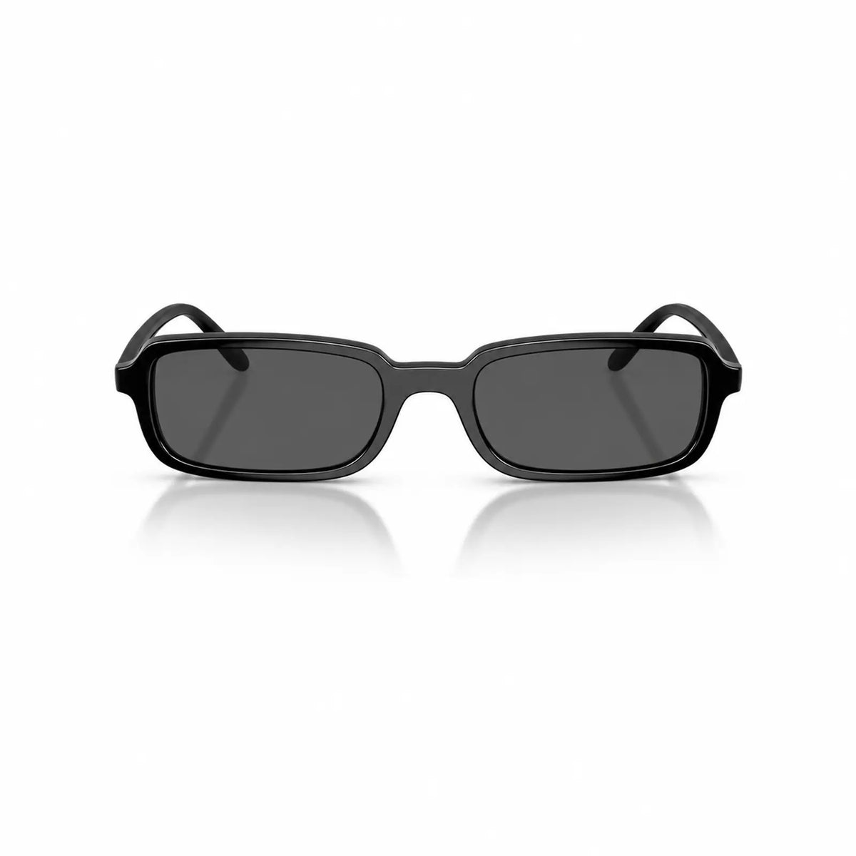 Vogue VO5666S replacement lenses in gray, front view of the frame fitted with the new lenses · ReFramed